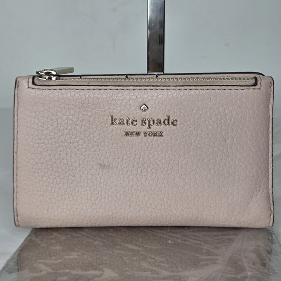kate spade Handbags - Kate Spade 6"x3" Inch Pink Leather Wallet